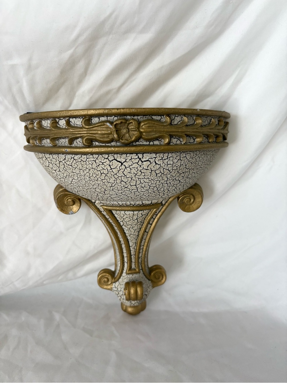 Vintage 90s whimsygoth baroque shelf gold wall hanging display smal home decor